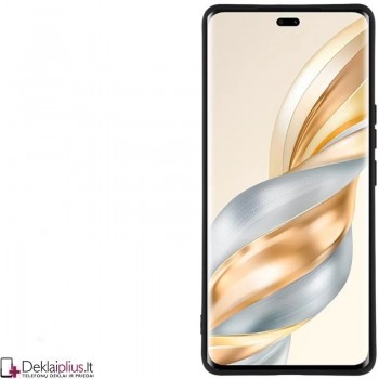 Liquid Air guminis juodas dėklas - su kameros apsauga (Huawei Honor Magic 7 Lite)